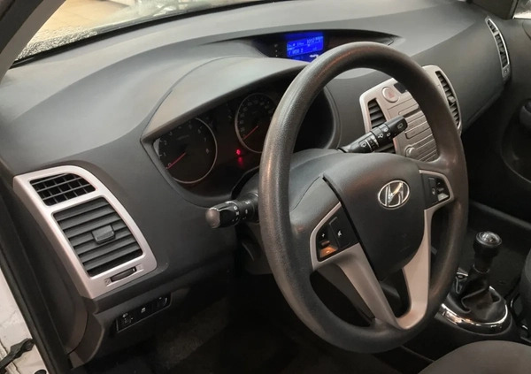 Hyundai i20 cena 19950 przebieg: 148286, rok produkcji 2012 z Wodzisław Śląski małe 379